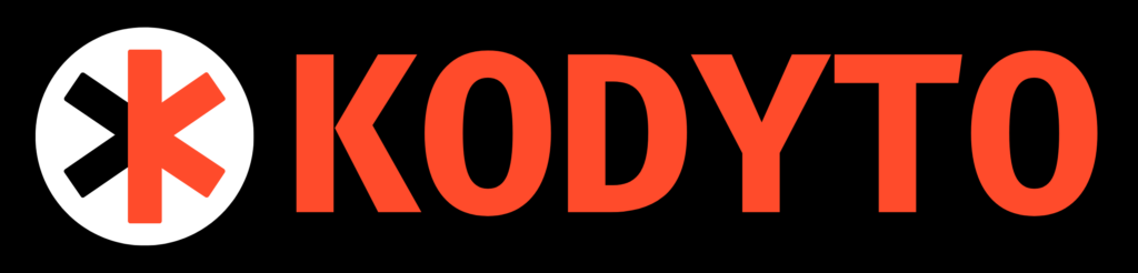 Logotipo de Kodyto. Negro.