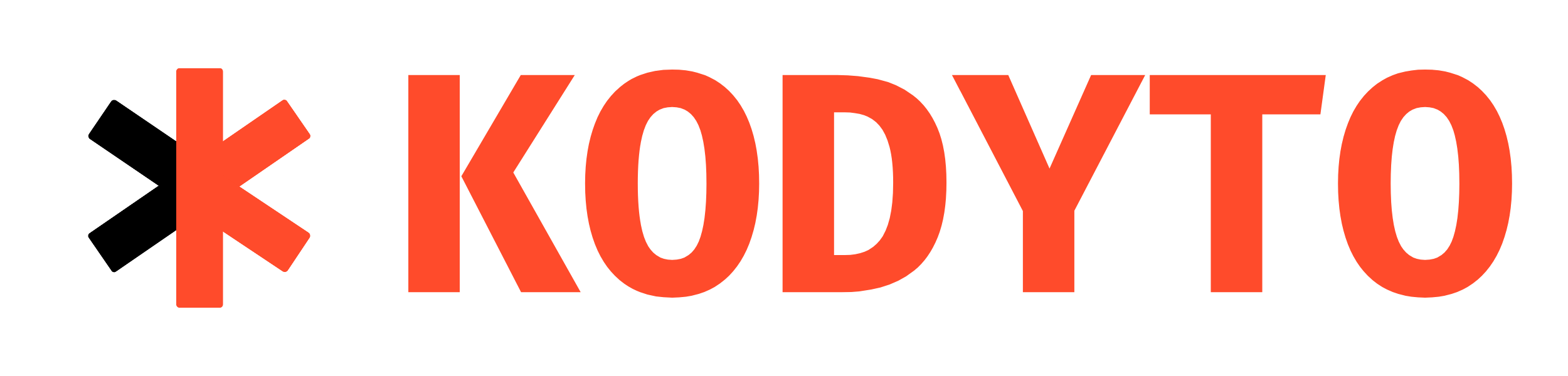 Logotipo de Kodyto. Negro.